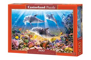 Opakowanie Puzzle 500 Dolphins Underwater