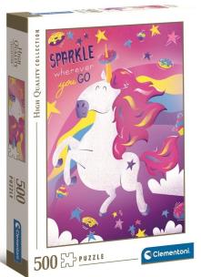 Opakowanie Puzzle 500 HQ Fantastic Animals Unicorn