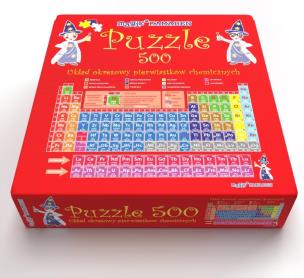Opakowanie Puzzle 500 Układ okresowy pierwiastków KAMABEN
