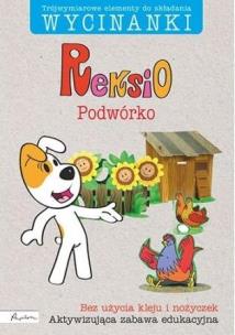 Okładka książki Reksio. Wycinanki. Podwórko