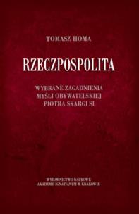 Okładka książki Rzeczpospolita. Wybrane zagadnienia myśli...