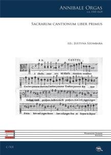 Okładka książki Sacrarum cantionum liber primus