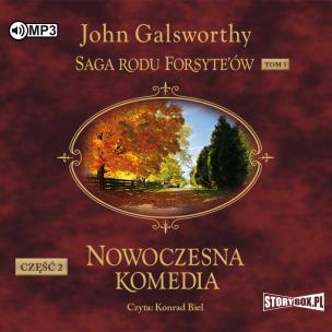 Okładka książki Saga rodu Forsyte'ów. T.5 Nowoczesna... cz.2 CD - Audiobook