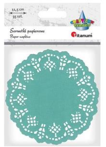 Opakowanie Serwetki papierowe okrągłe 11,5cm morskie 35szt