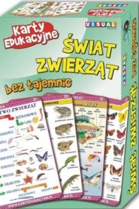 Okładka książki Świat zwierząt bez tajemnic karty edukacyjne