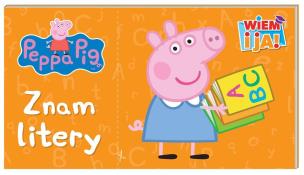 Okładka książki Świnka Peppa. Wiem i ja! Zam litery