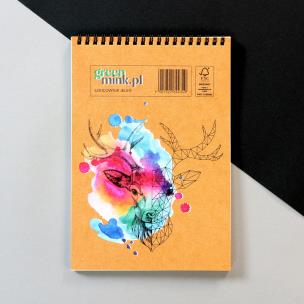 Opakowanie Szkicownik na spirali Jeleń  SZ01