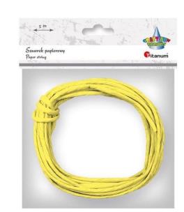 Opakowanie Sznurek papierowy 3.5mmx5m cytrynowy