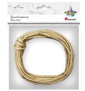 Opakowanie Sznurek papierowy 3.5mmx5m naturalny słomkowy