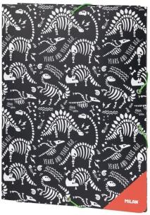 Opakowanie Teczka A4 cienka z gumką Million Years Ago czarna