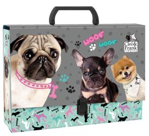 Opakowanie Teczka z rączką gruba Cleo i Frank Pies DERFORM
