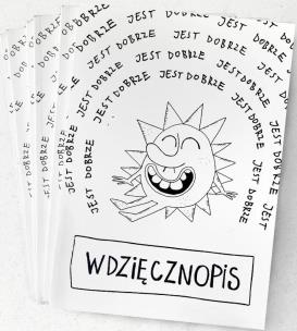 Okładka książki Wdzięcznopis - dziennik do autoterapii wdzięcznością