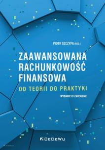 Okładka książki Zaawansowana rachunkowość finansowa od teorii do praktyki