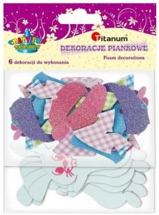 Opakowanie Zestaw piankowy Zając do ubrania 6szt