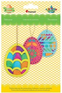 Opakowanie Zestaw pisanek samoprzylepnych do wykoniania 6szt