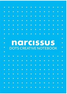 Zeszyt A5/56K kropki błękitny (6szt) NARCISSUS. Wydawca: Narcissus. Multiszop.pl Opakowanie Zeszyt A5/56K kropki błękitny (6szt) NARCISSUS