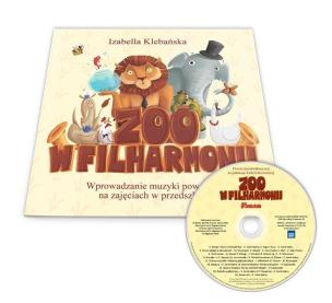 ZOO w filharmonii + CD. Autor:   Praca zbiorowa. Multiszop.pl Okładka książki ZOO w filharmonii + CD