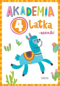Akademia 4-latka. Autor: Opracowanie zbiorowe. Multiszop.pl Okładka książki Akademia 4-latka