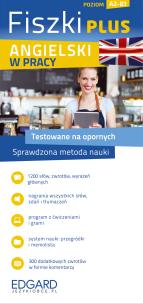 Angielski w pracy. Fiszki PLUS. Autor: Waśniewska Sylwia, Agata Balińska. Multiszop.pl Okładka książki Angielski w pracy. Fiszki PLUS