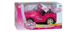 Opakowanie Auto dla lalki 30 cm z rozpinanymi pasami