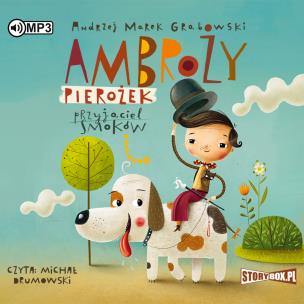 Okładka książki CD MP3 Ambroży Pierożek przyjaciel smoków