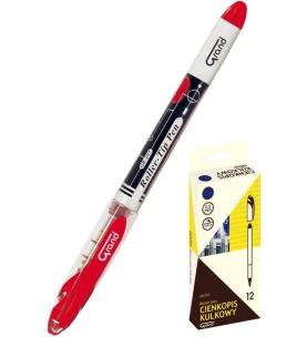 Opakowanie Cienkopis kulkowy GR-203 czerwony (12szt) GRAND