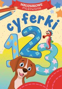 Okładka książki Cyferki. Maluszkowe malowanie