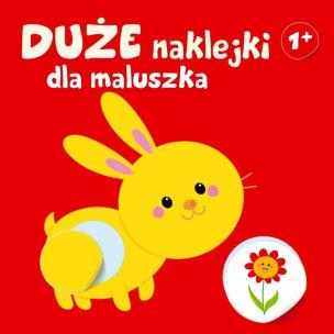 Okładka książki Duże naklejki dla maluszka - królik 1+ w.2021