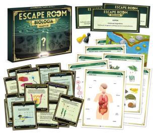Escape Room Biologia. Autor:   Praca zbiorowa. Multiszop.pl Okładka książki Escape Room Biologia
