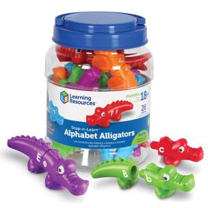Opakowanie Figurki do nauki liter i poznawania.. Aligatory