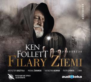 Filary ziemi T.1-3 audiobook. Autor: Ken Follett. Multiszop.pl Okładka książki Filary ziemi T.1-3 audiobook