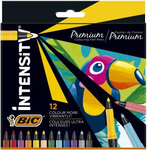 Opakowanie Fllamastry BIC Intensity Premium 12 kolorów pudełko