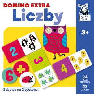 Okładka książki Gra Domino extra Liczby Kapitan Nauka