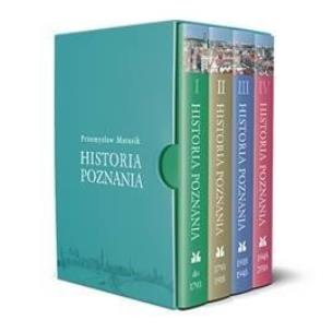 Historia Poznania T.1-4. Autor: Przemysław Matusik. Multiszop.pl Okładka książki Historia Poznania T.1-4
