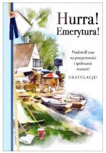 Opakowanie Karnet B6 Emyrytura HM-200-1181