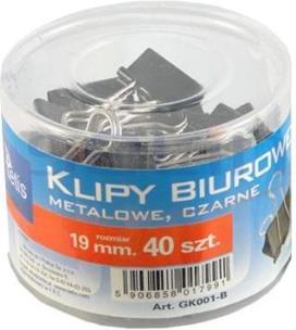 Opakowanie Klipy Tetis 19 mm 40 sztuk