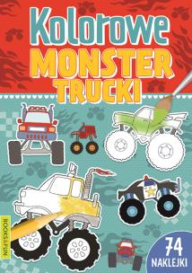 Okładka książki Kolorowe monster trucki