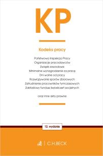 Okładka książki KP. Kodeks pracy oraz ustawy towarzyszące