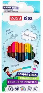 Opakowanie Kredki dwustronne 24 kolory EASY