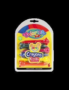 Opakowanie Kredki świecowe Colorino Kids Zwierzątka 6 kolorów