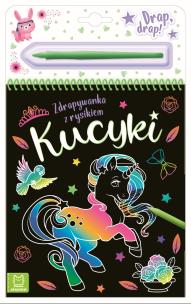 Okładka książki Kucyki. Zdrapywanka z rysikiem