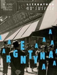 Okładka książki Literatura na świecie 1-2/2021