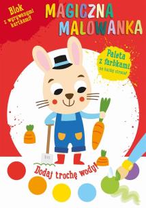 Okładka książki Magiczna malowanka z farbkami - Królik