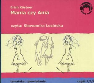 Okładka książki Mania czy Ania. Audio 3CD - Audiobook