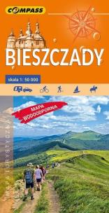 Okładka książki Mapa turystyczna - Bieszczady 1:50 000
