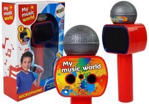 Mikrofon Dziecięcy Bezprzewodowy Karaoke Głośnik Bluetooth Czerwony. Wydawca: Lean Toys. Multiszop.pl Opakowanie Mikrofon Dziecięcy Bezprzewodowy Karaoke Głośnik Bluetooth Czerwony