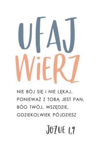 Opakowanie Mój dziennik - Ufaj wierz nie bój się