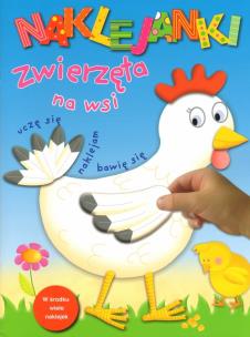Okładka książki Naklejanki. Zwierzęta na wsi
