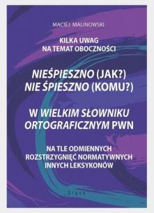 Okładka książki Nieśpieszno (jak?) Nie śpieszno (komu?)