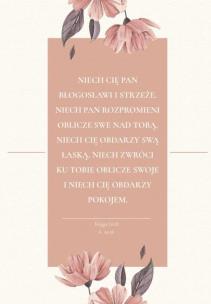 Opakowanie Notes B6 - Błogosławieństwo różowe